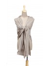 Multi-color Shepherd's Check Pattern Digital Print Cashmere Shawl